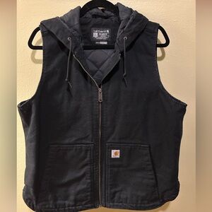Carhartt Black Relaxed Fit Vest